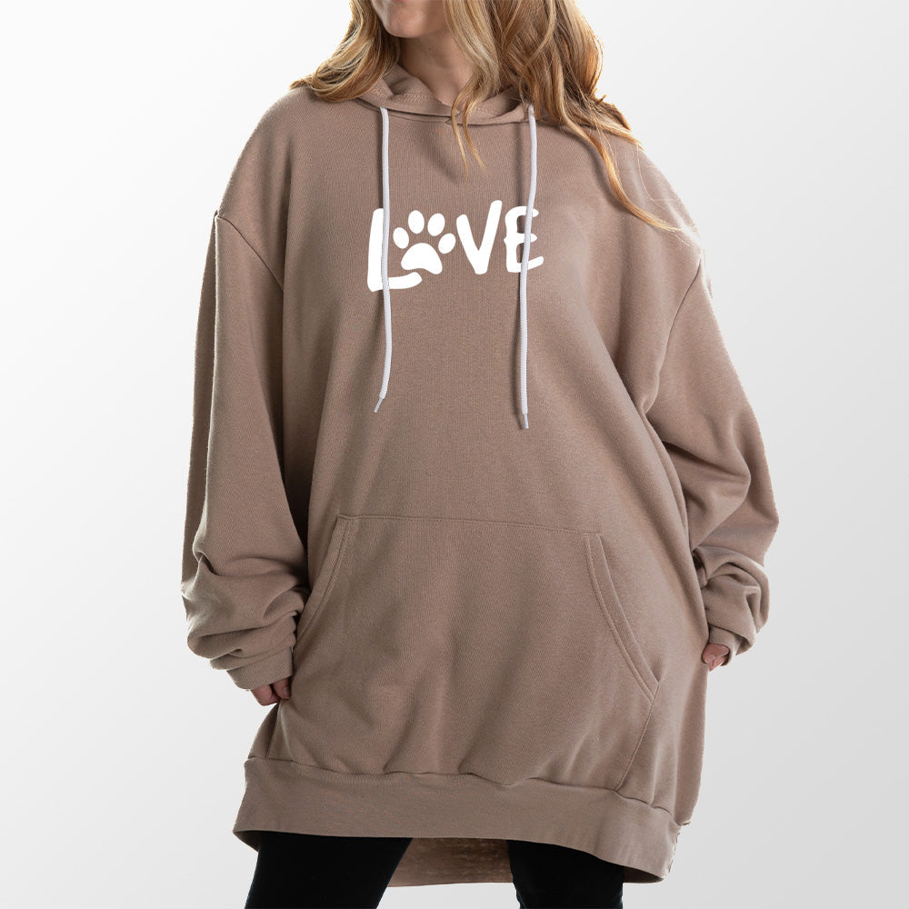 Tan Puppy Love Giant Hoodie