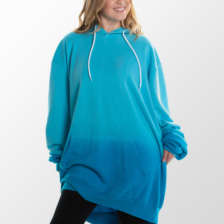 Ocean Two Tone Giant Hoodie - Ocean