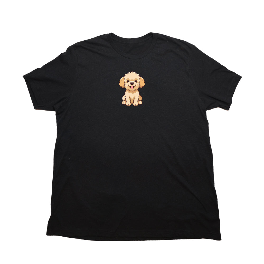 Heather Black Golden Doodle Puppy Giant Shirt
