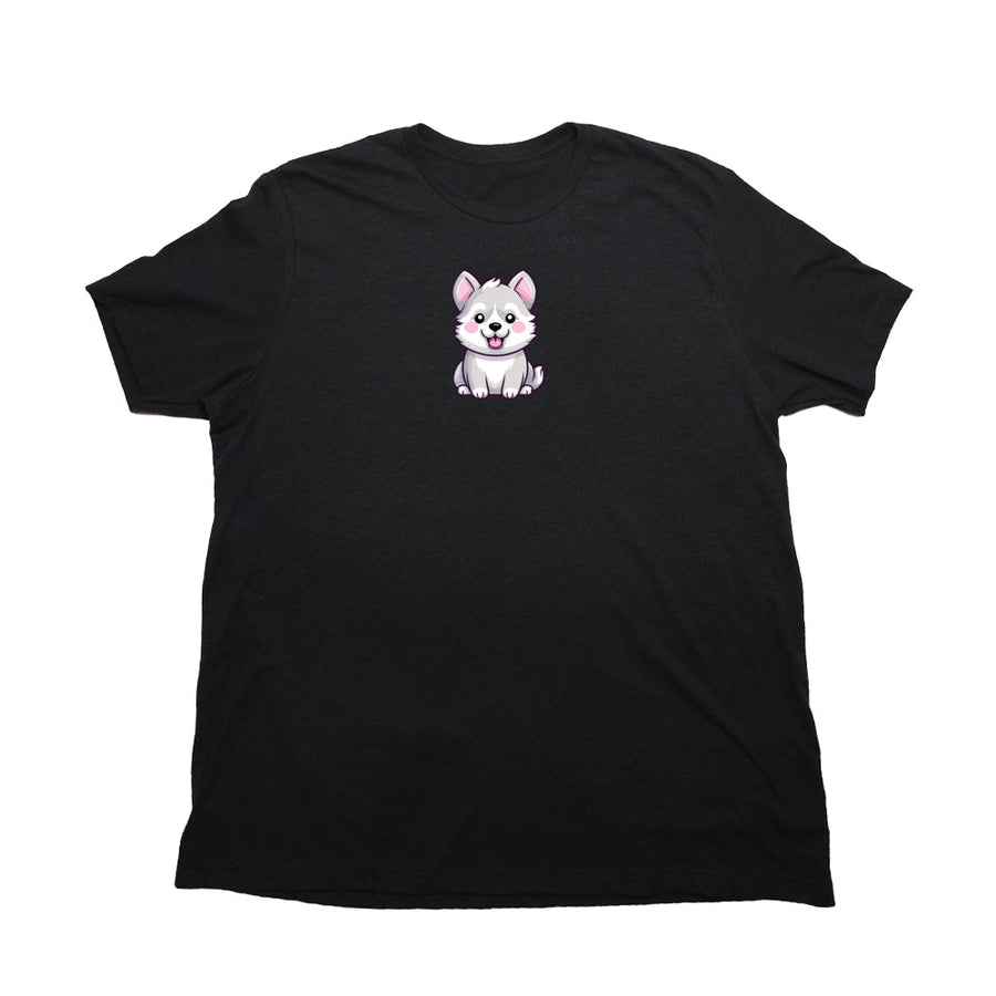 Heather Black Husky Puppy Giant Shirt