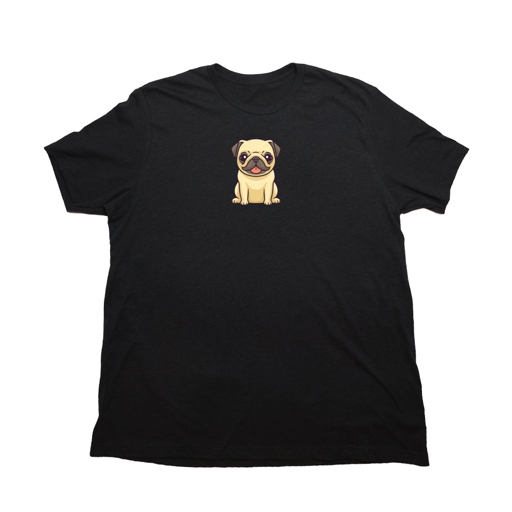 Heather Black Pug Puppy Giant Shirt