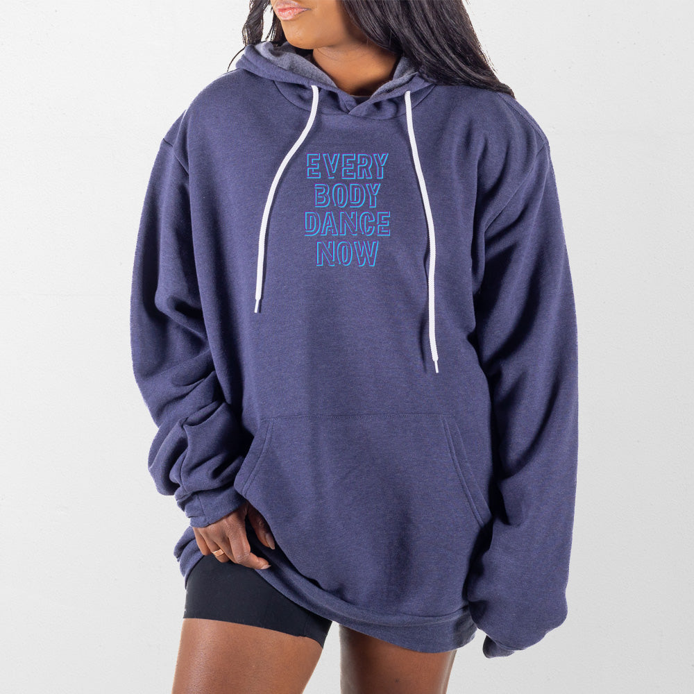 Heather Navy Everybody Dance Now Giant Hoodie