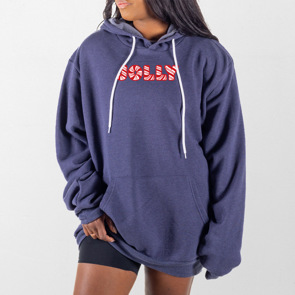 Heather Navy Jolly Giant Hoodie