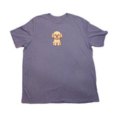 Heather Purple Golden Doodle Puppy Giant Shirt
