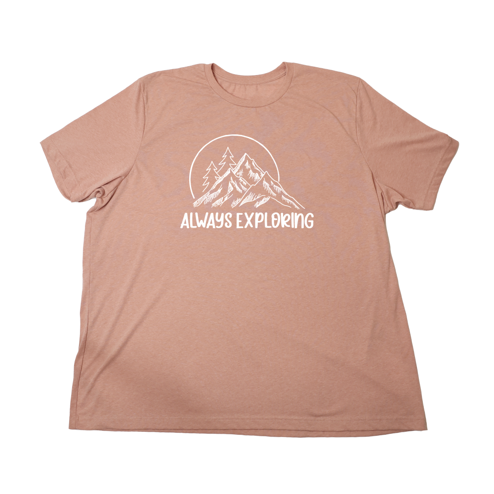 Heather Sunset Always Exploring Giant Shirt