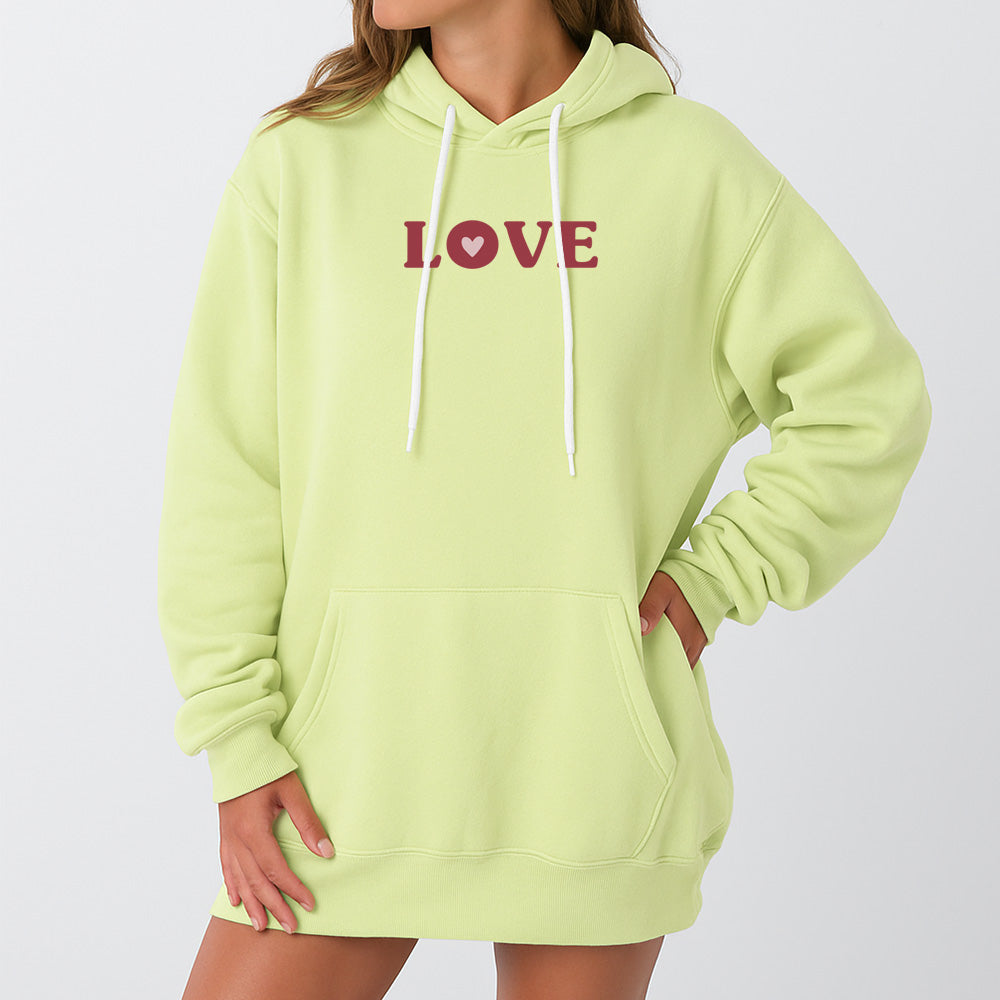 Red Love Giant Hoodie