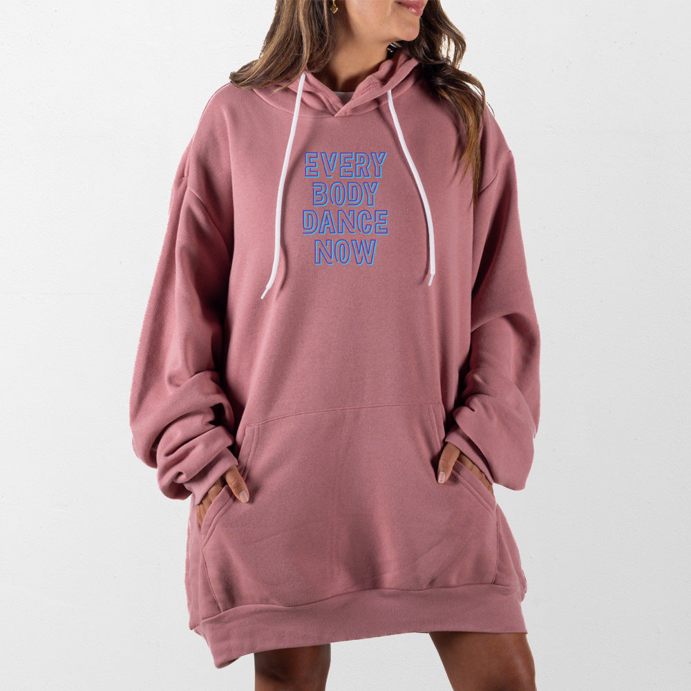 Mauve Everybody Dance Now Giant Hoodie