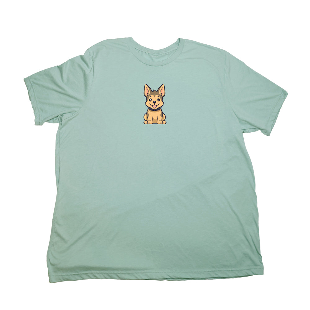 Pastel Green German Shepherd Puppy Giant Shirt