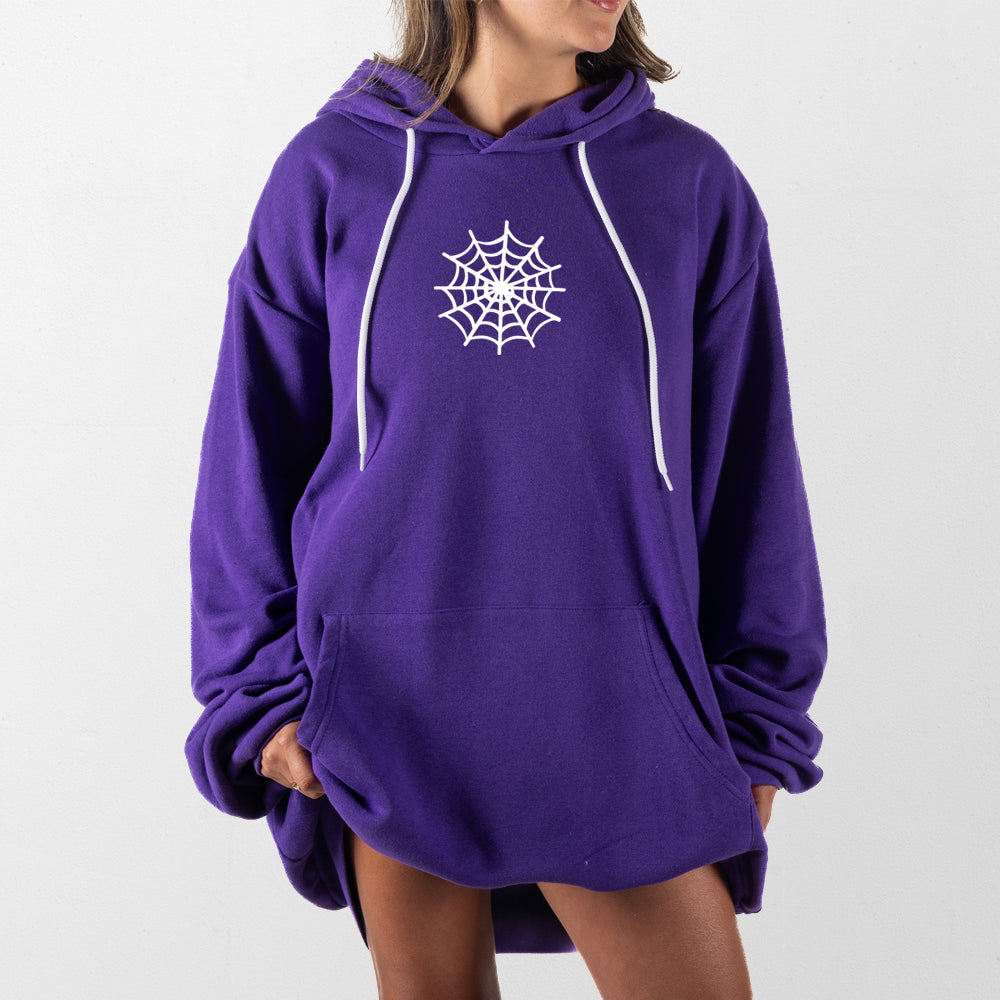 Purple Spider Web Giant Hoodie