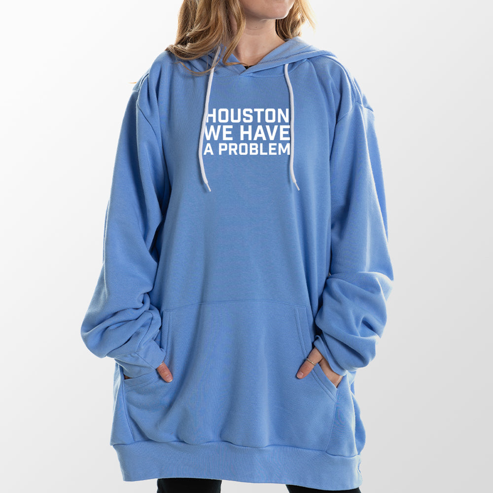 Winter Blue Houston We Have A Problem Giant Hoodie