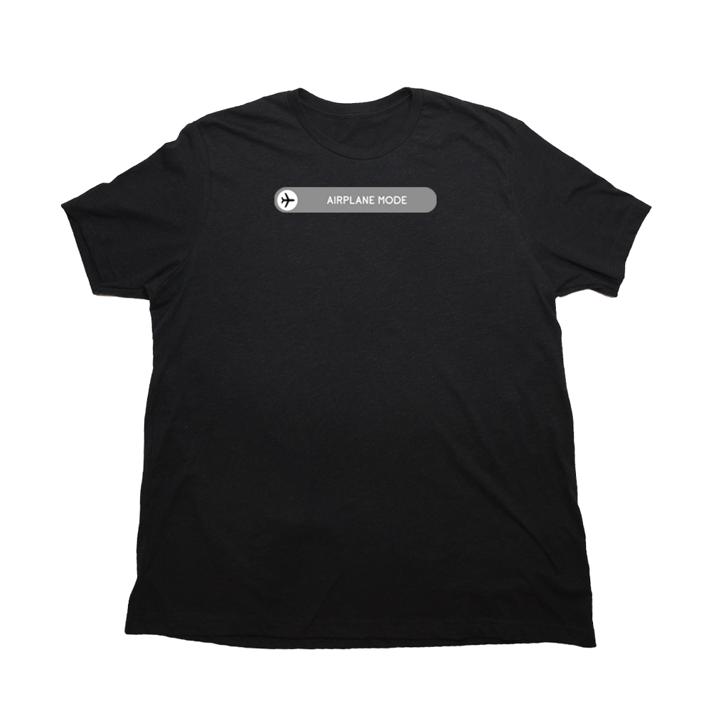 Airplane Mode Giant Shirt - Heather Black - Giant Hoodies