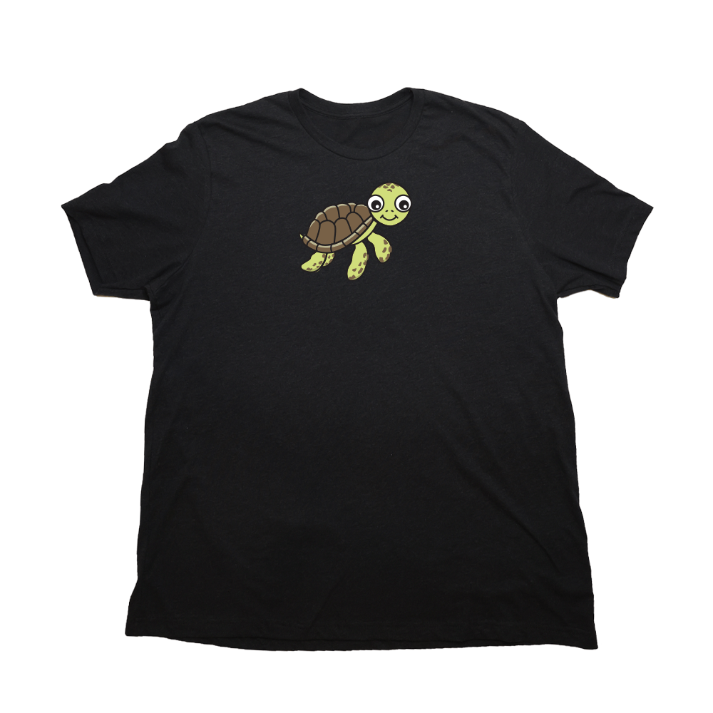 Baby Turtle Giant Shirt - Heather Black - Giant Hoodies