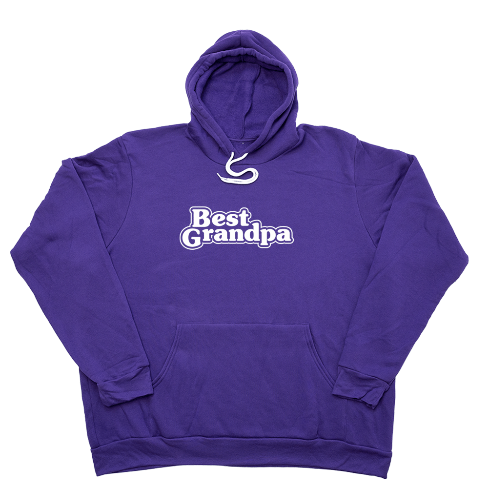 Best Grandpa Giant Hoodie - Purple - Giant Hoodies