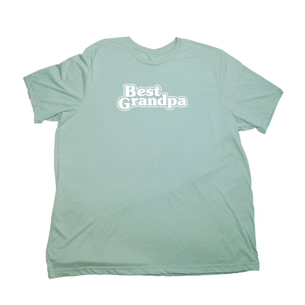 Best Grandpa Giant Shirt - Pastel Green - Giant Hoodies