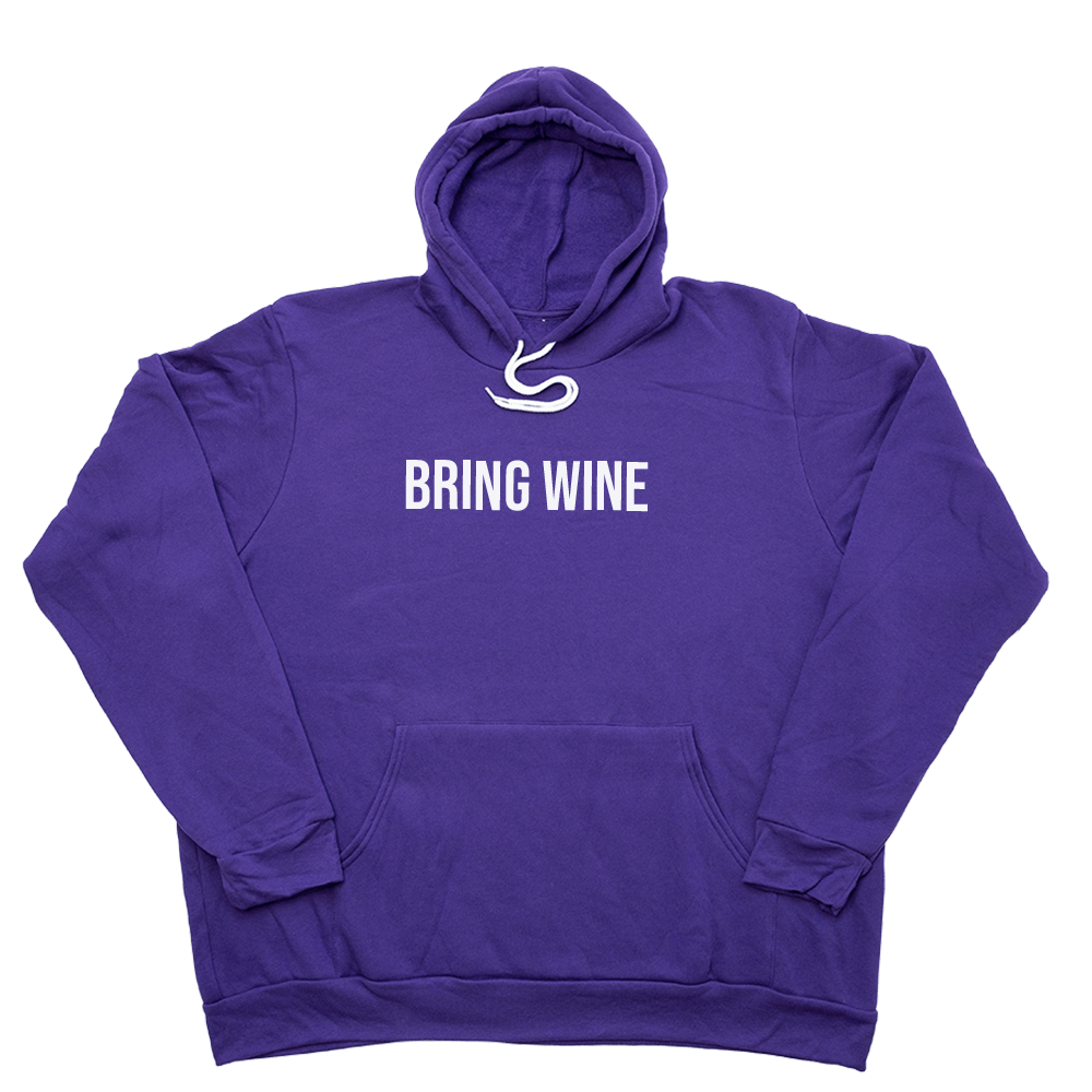 Bring Wine Giant Hoodie - Purple - Giant Hoodies