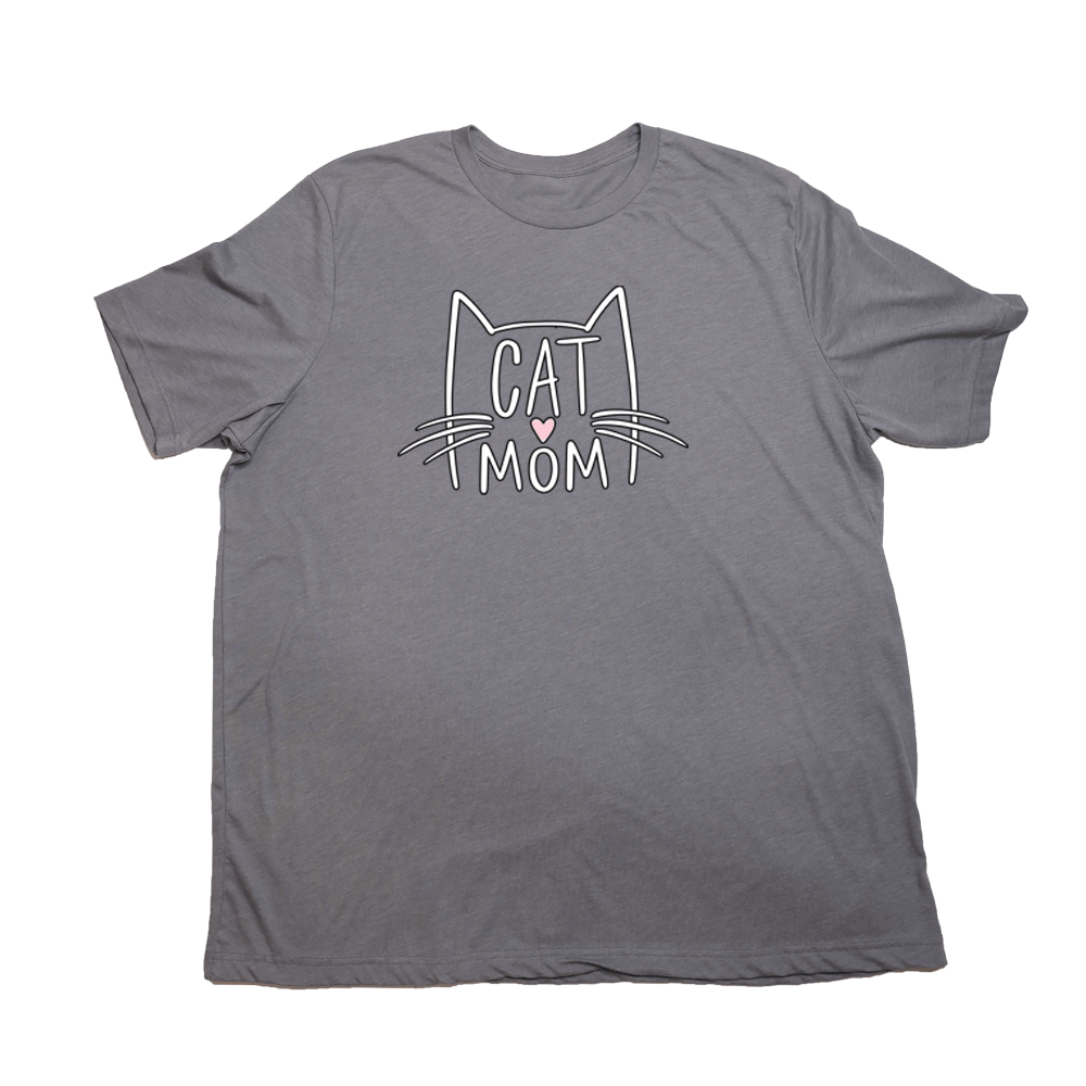 Cat Mom Giant Shirt - Heather Storm - Giant Hoodies