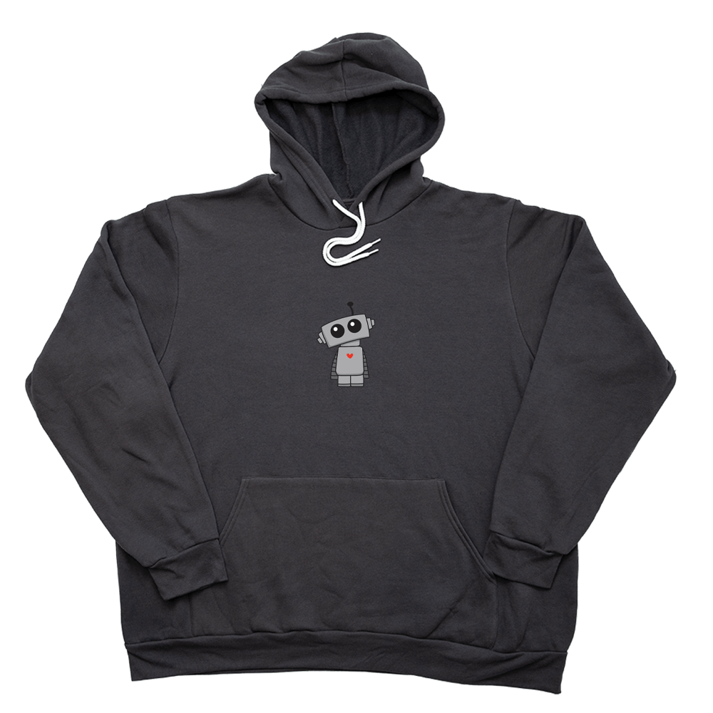 Cute Robot Giant Hoodie - Dark Gray - Giant Hoodies