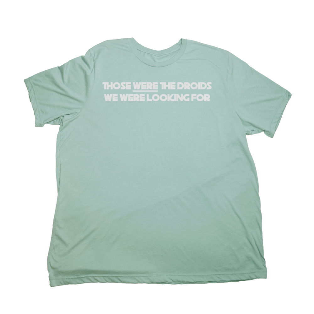 Droids Giant Shirt - Pastel Green - Giant Hoodies