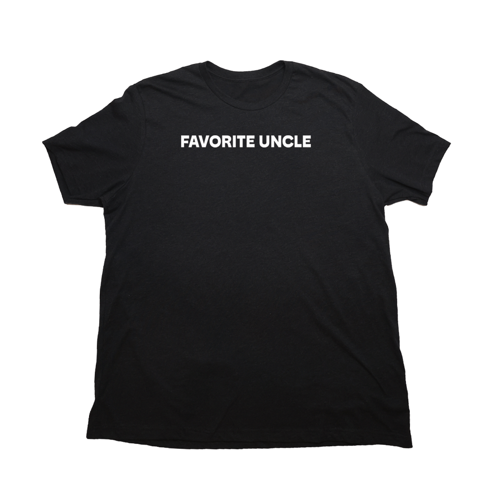 Favorite Uncle Giant Shirt - Heather Black - Giant Hoodies
