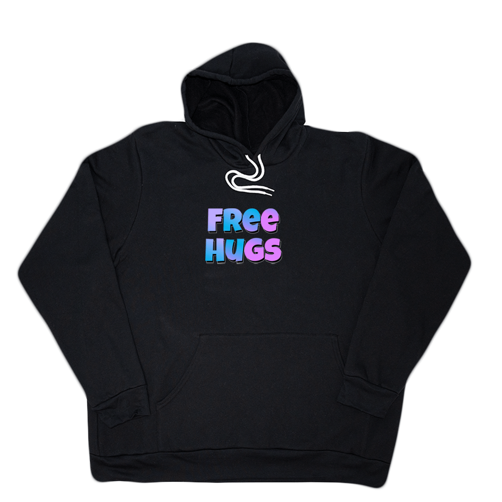 Free Hugs Giant Hoodie - Black - Giant Hoodies