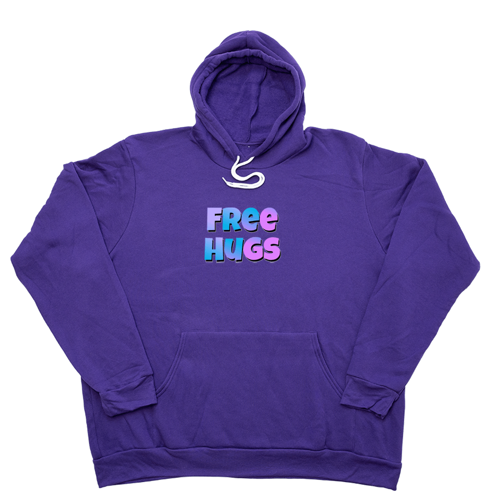 Free Hugs Giant Hoodie - Purple - Giant Hoodies