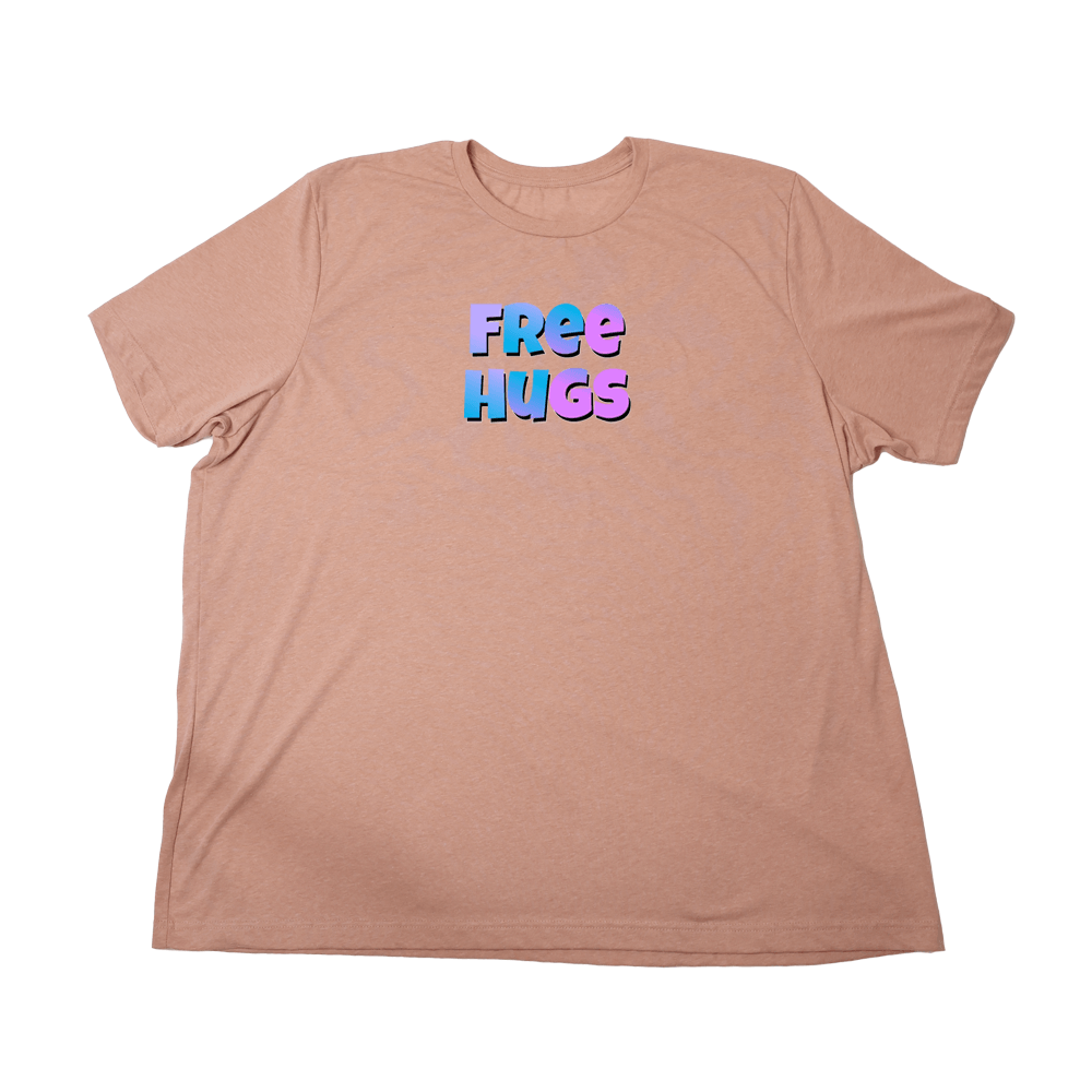 Free Hugs Giant Shirt - Heather Sunset - Giant Hoodies
