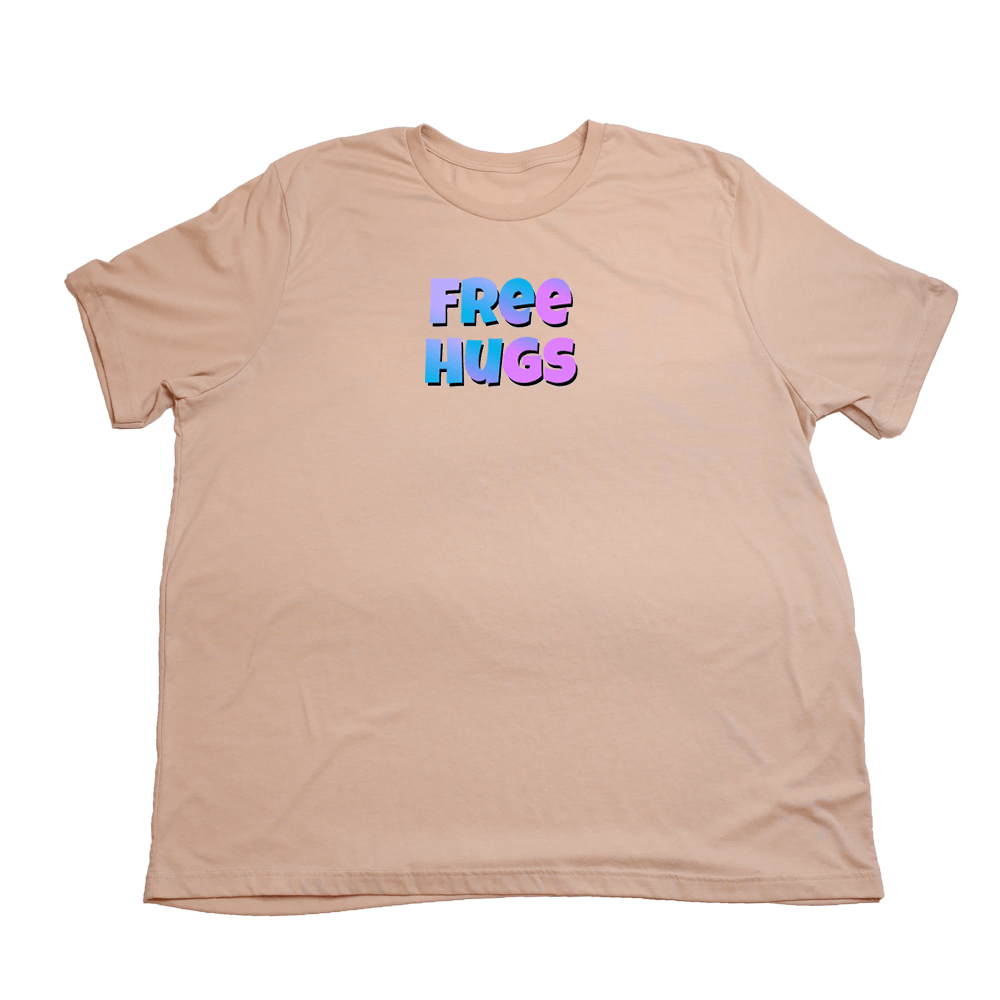 Free Hugs Giant Shirt - Heather Peach - Giant Hoodies