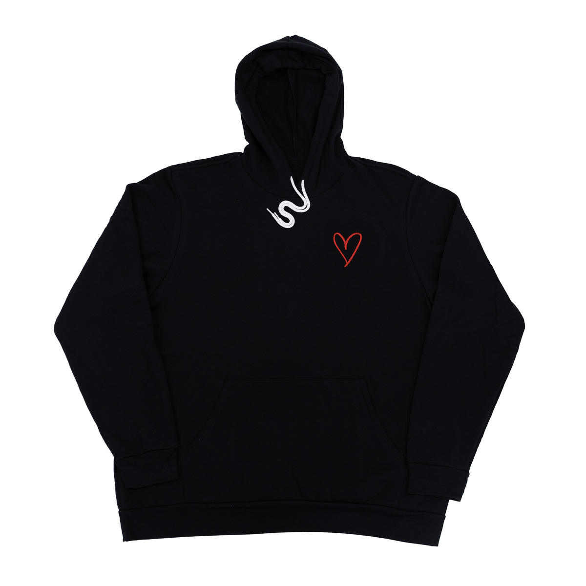 Heart Embroidery Giant Hoodie - Giant Hoodies