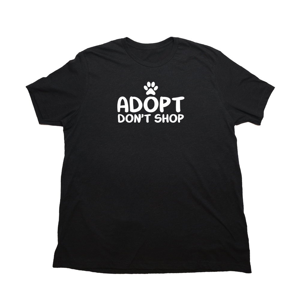Heather Black Adopt Dont Shop Giant Shirt