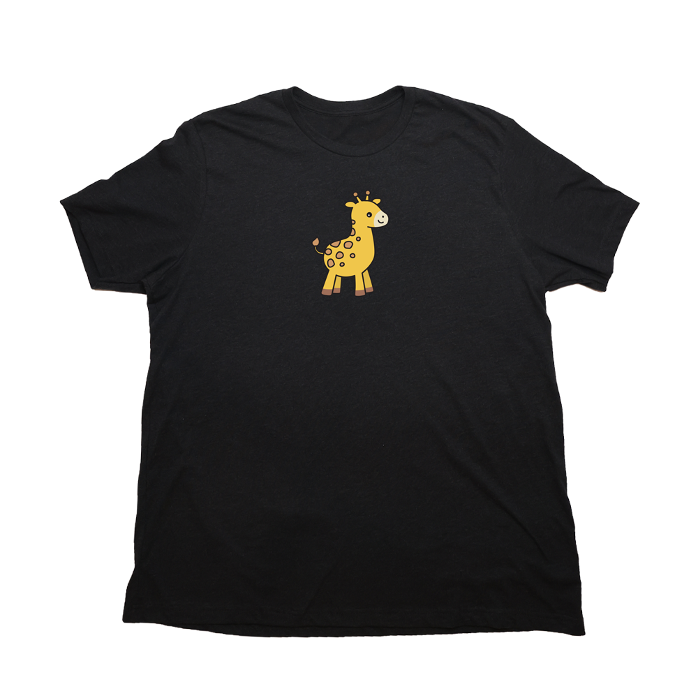 Heather Black Baby Giraffe Giant Shirt