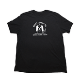 Heather Black Bring Home A Dog Giant Shirt