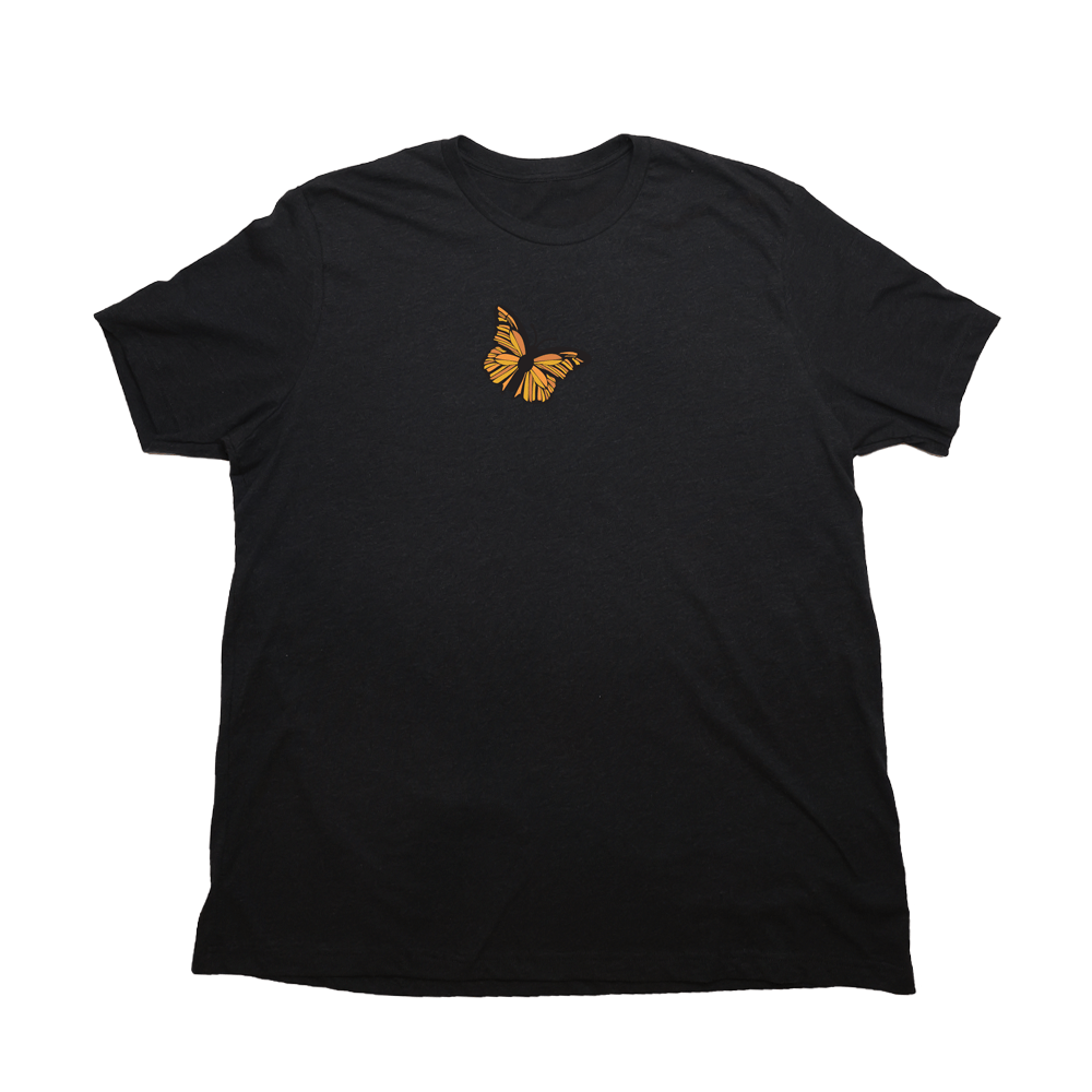 Heather Black Colorful Butterfly Giant Shirt
