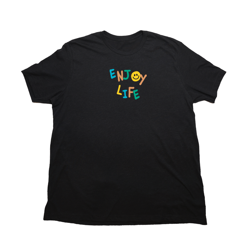 Heather Black Enjoy Life Giant Shirt