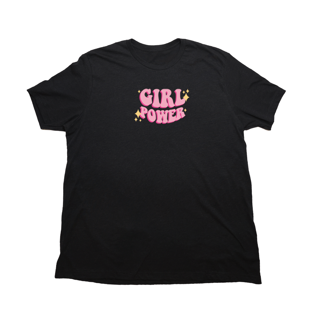 Heather Black Girl Power Giant Shirt
