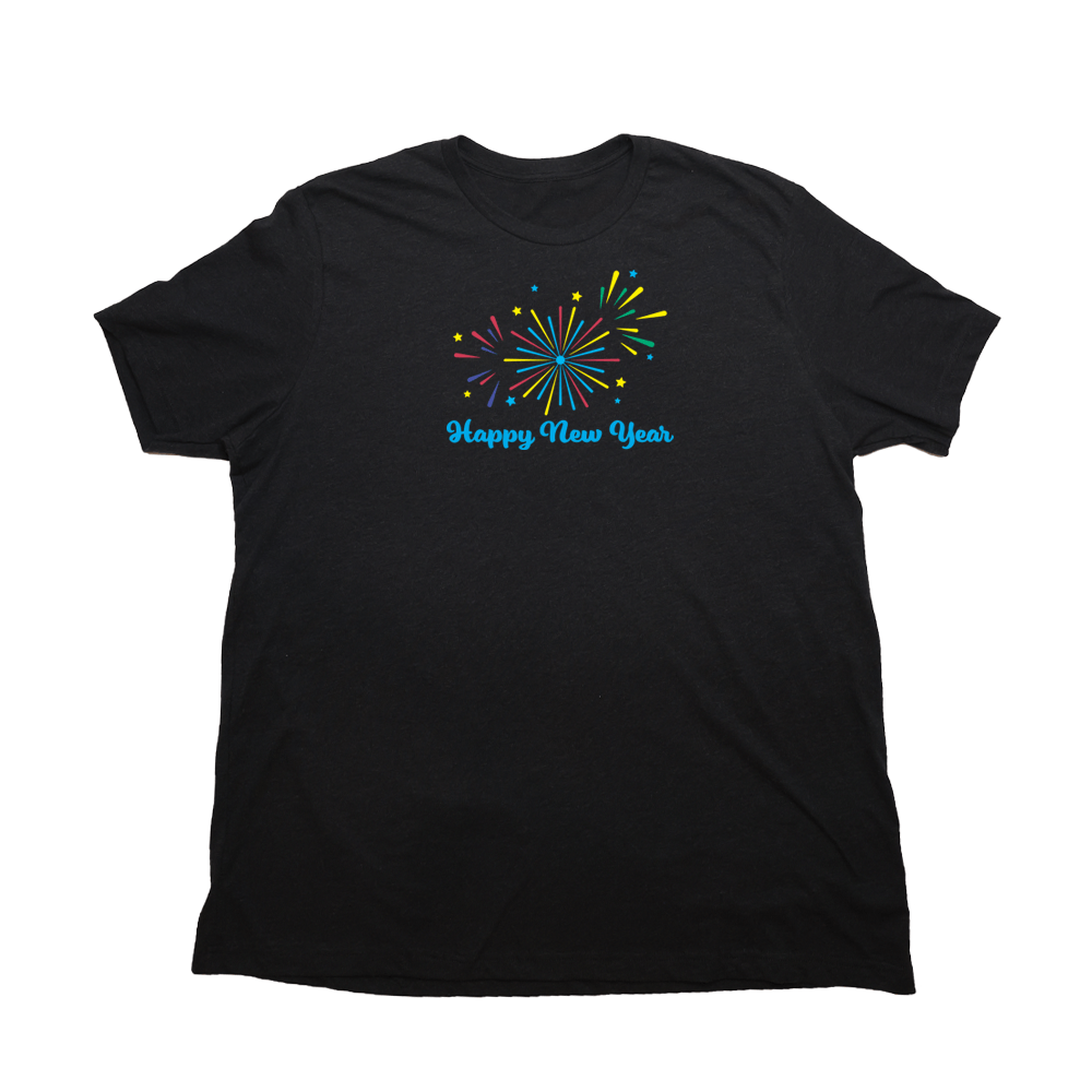 Heather Black Happy New Year Giant Shirt