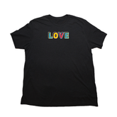 Heather Black Multicolor Love Giant Shirt