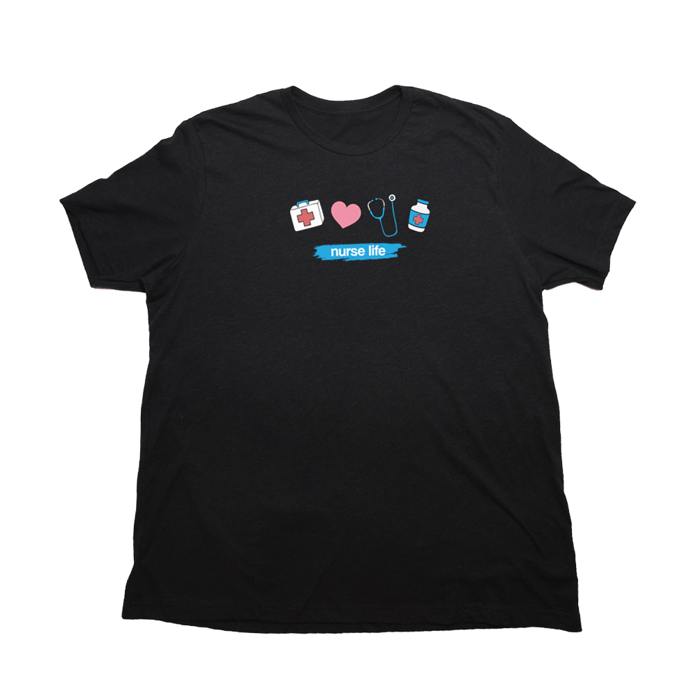 Heather Black Nurse Life Giant Shirt