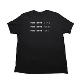 Heather Black Positive Mind Vibes Life Giant Shirt