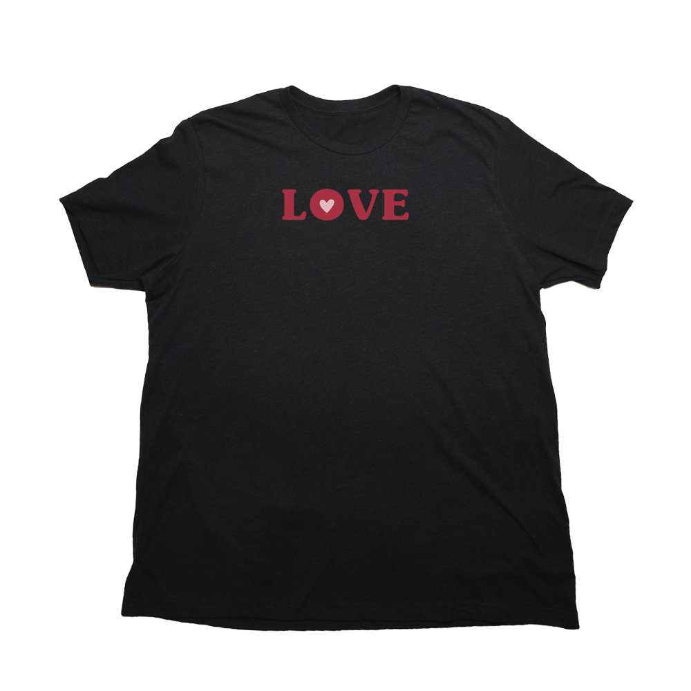 Heather Black Red Love Giant Shirt