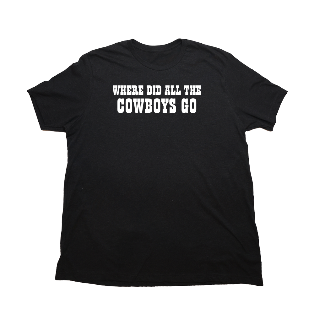 Heather Black Where Did All The Cowboys Go Giant Shirt