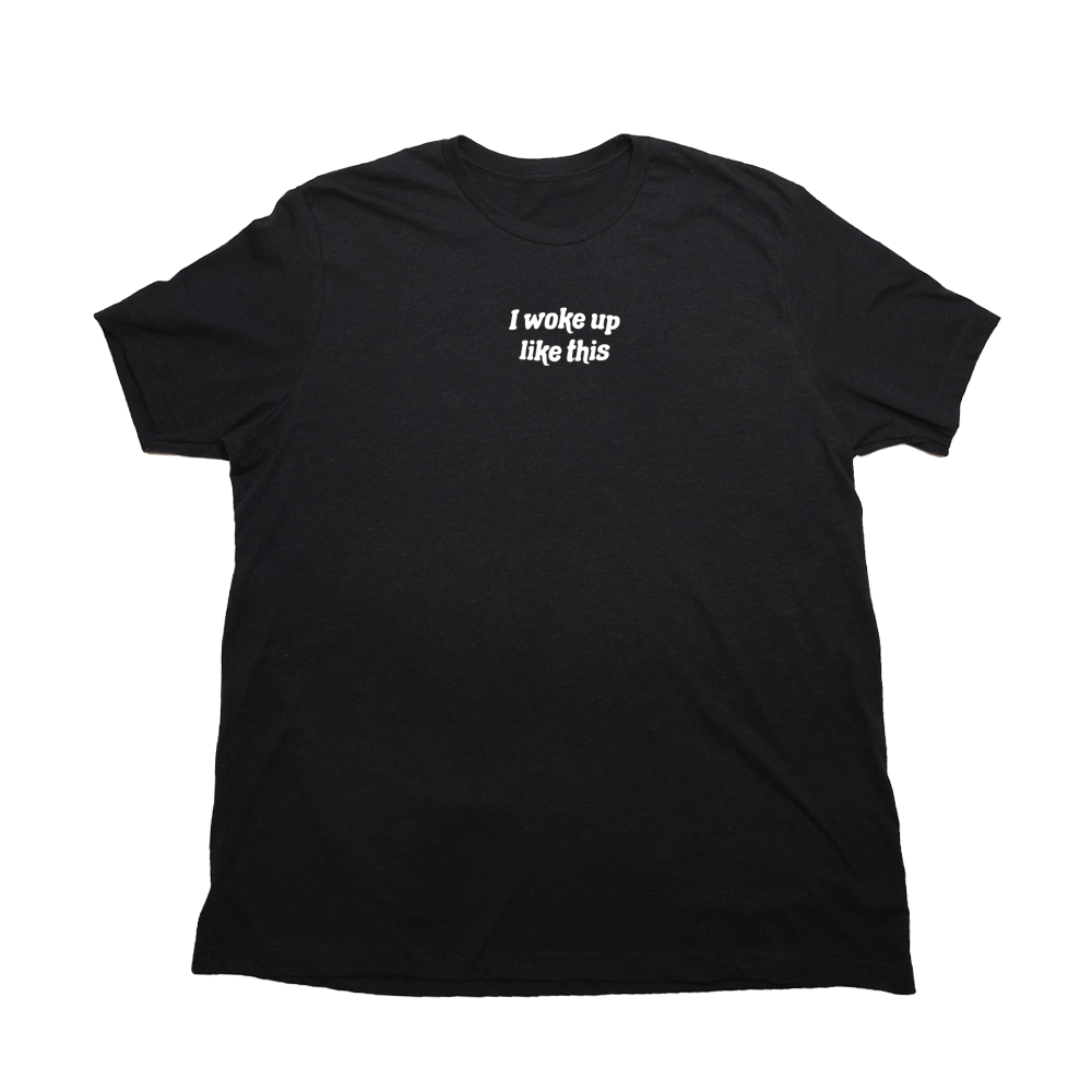 Heather Black Woke Up Giant Shirt