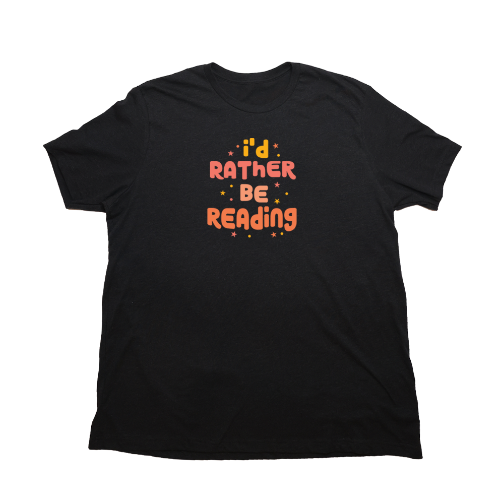 Heather Black Rather Be Reading Giant Shirt