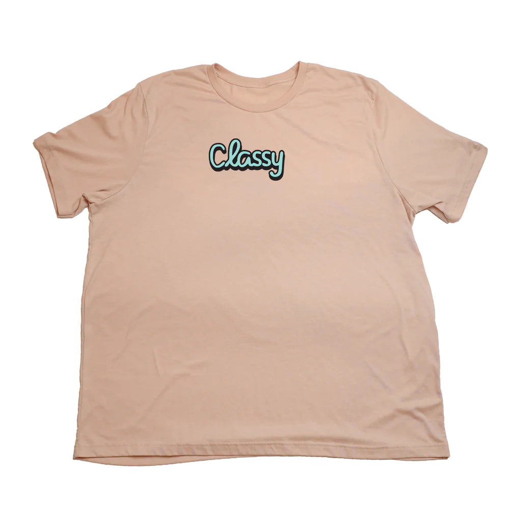 Heather Peach Classy Giant Shirt