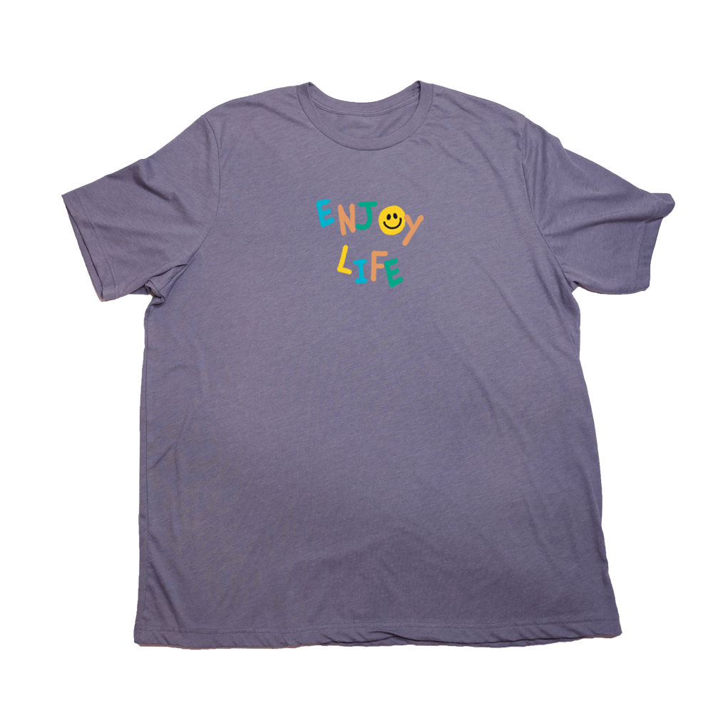 Heather Purple Enjoy Life Giant Shirt