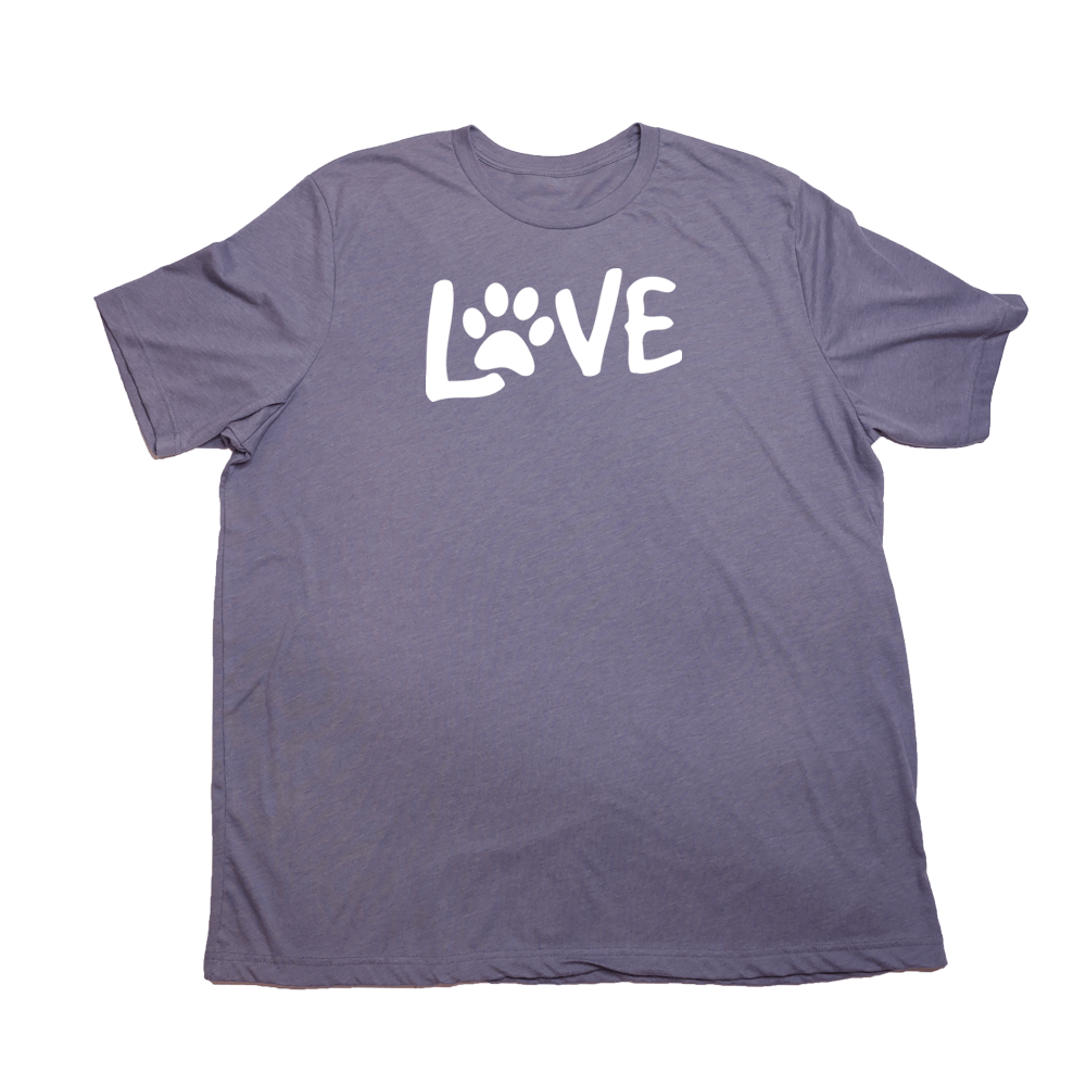 Heather Purple Puppy Love Giant Shirt