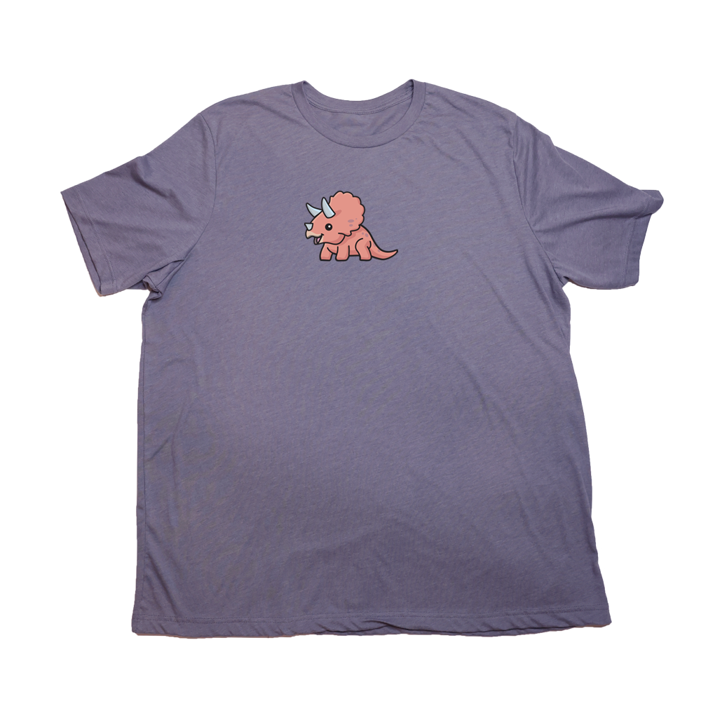 Heather Purple Triceratops Giant Shirt