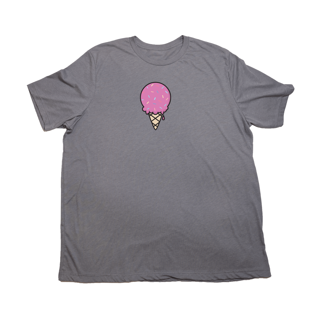 Ice Cream Cone Giant Shirt - Heather Storm - Giant Hoodies