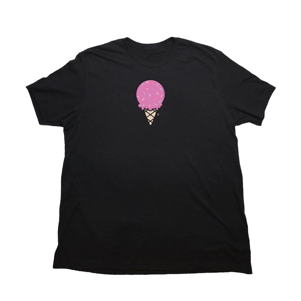 Ice Cream Cone Giant Shirt - Heather Black - Giant Hoodies
