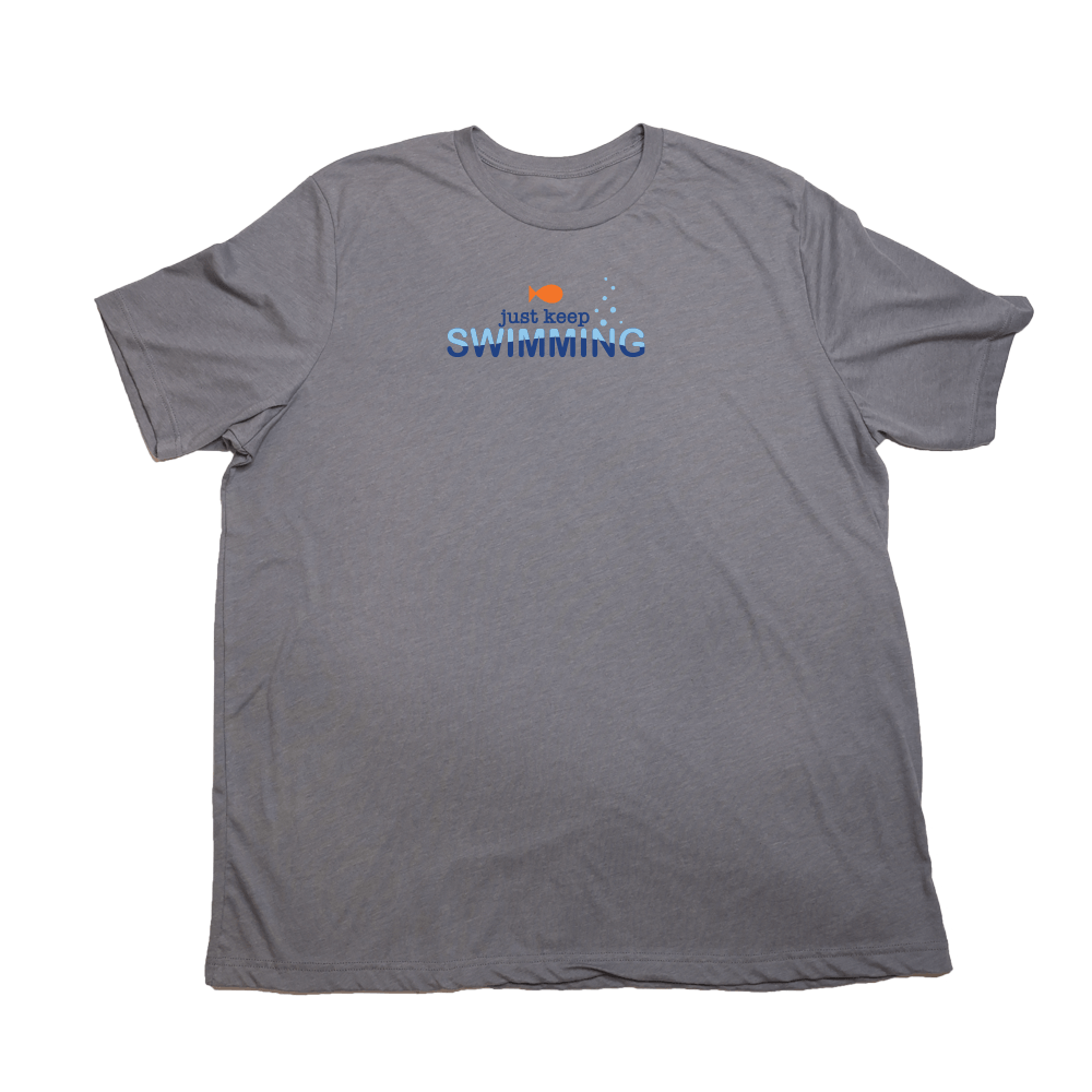 Just Keep Swimming Giant Shirt - Heather Storm - Giant Hoodies
