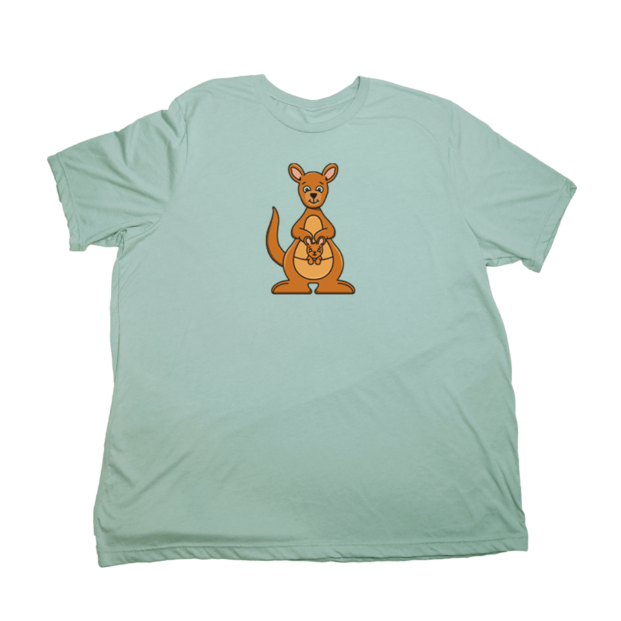 Kangaroo Giant Shirt - Pastel Green - Giant Hoodies